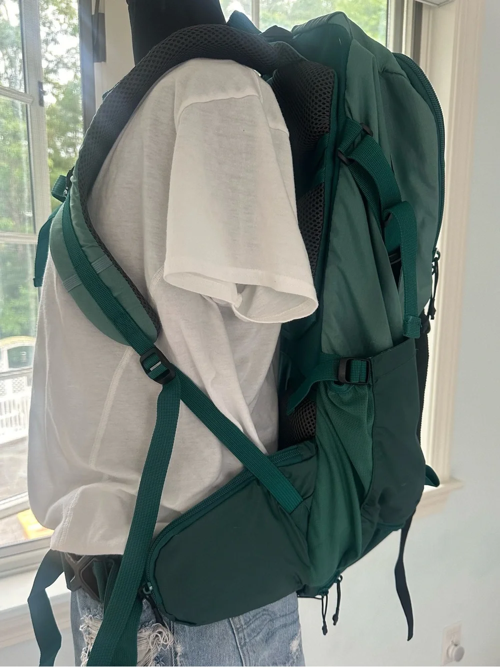 Quest Expedition 65L Internal Frame Gorpcore CabinCore Backpack Green